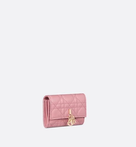 miss dior xs wallet|XS Miss Dior Wallet Melocoton Pink Cannage Lambskin.